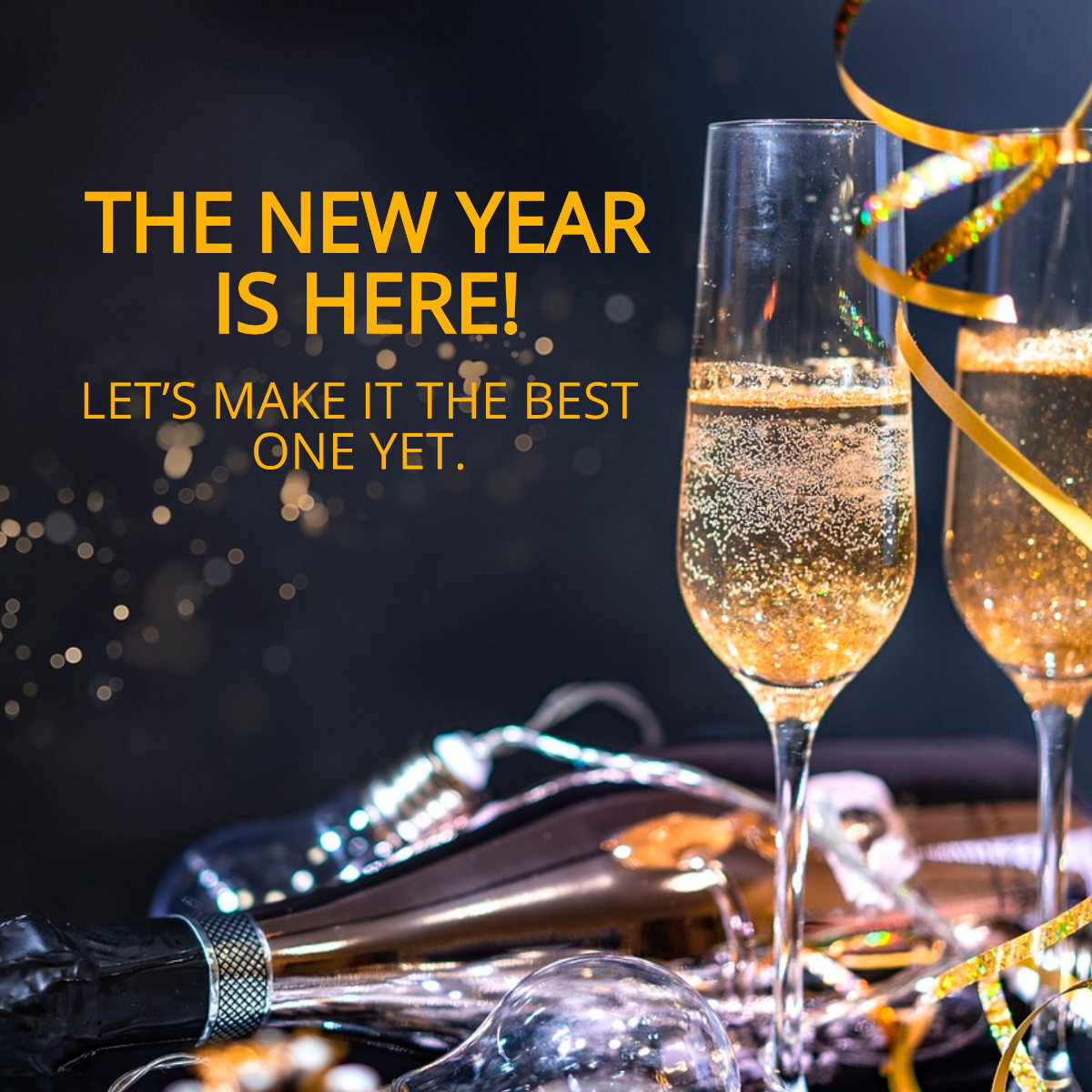 Free New Year's Eve Instagram Ads Template