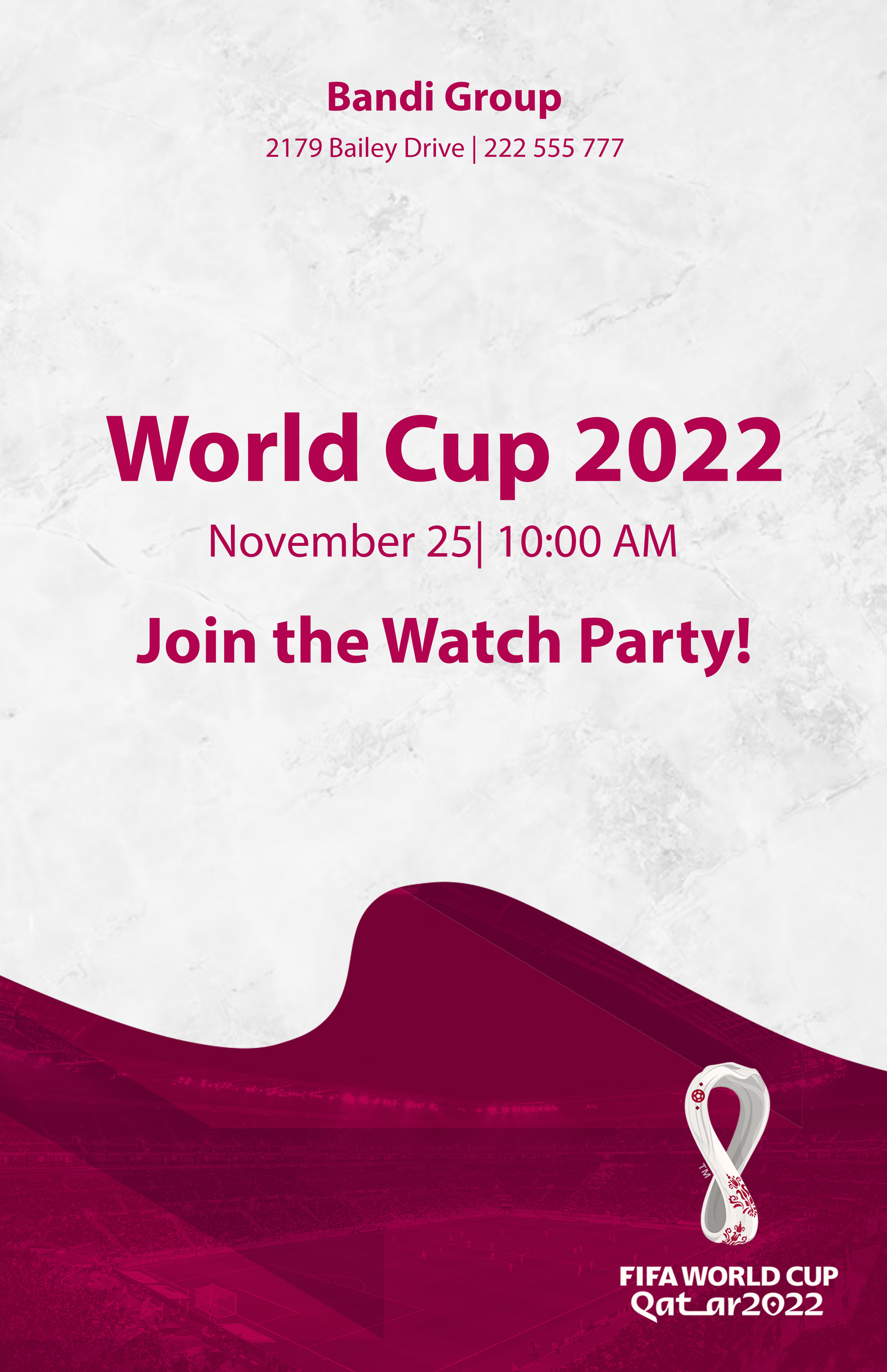 World Cup 2022 Event Posters