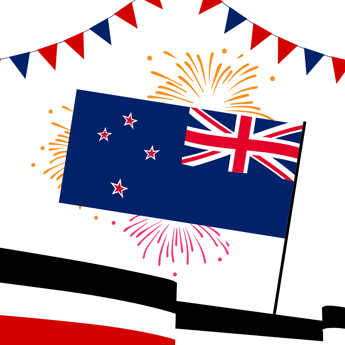 Waitangi Day Cartoon Vector Template - Edit Online & Download