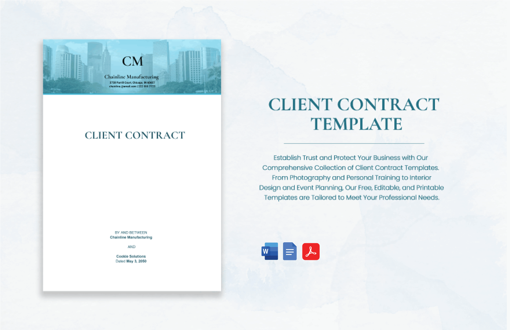 Client Contract  in Word, Google Docs, PDF - Download | Template.net