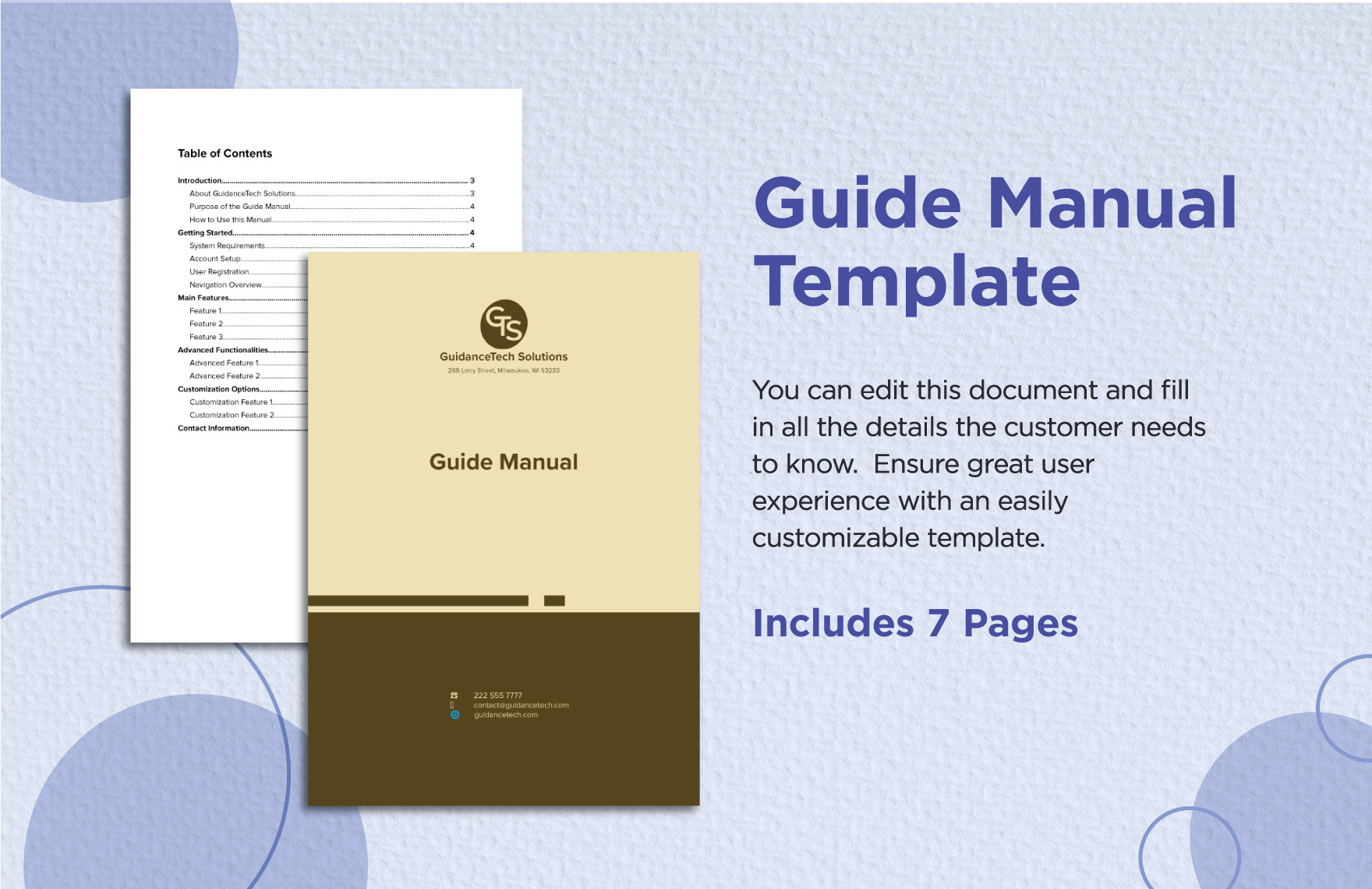 Guide Manual Template in Word, PDF - Download | Template.net