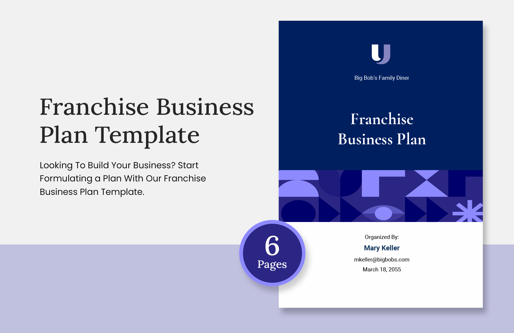 Franchise Business Plan Template