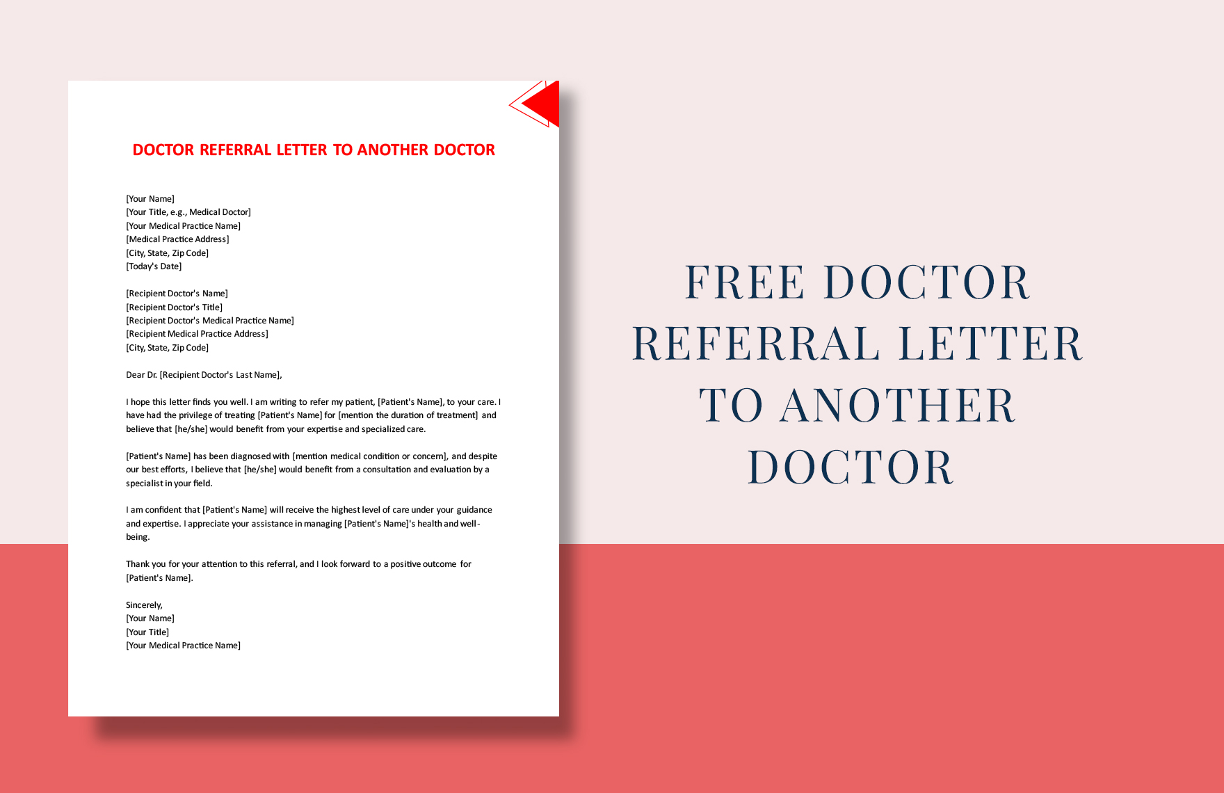 Doctor Referral Letter To Another Doctor