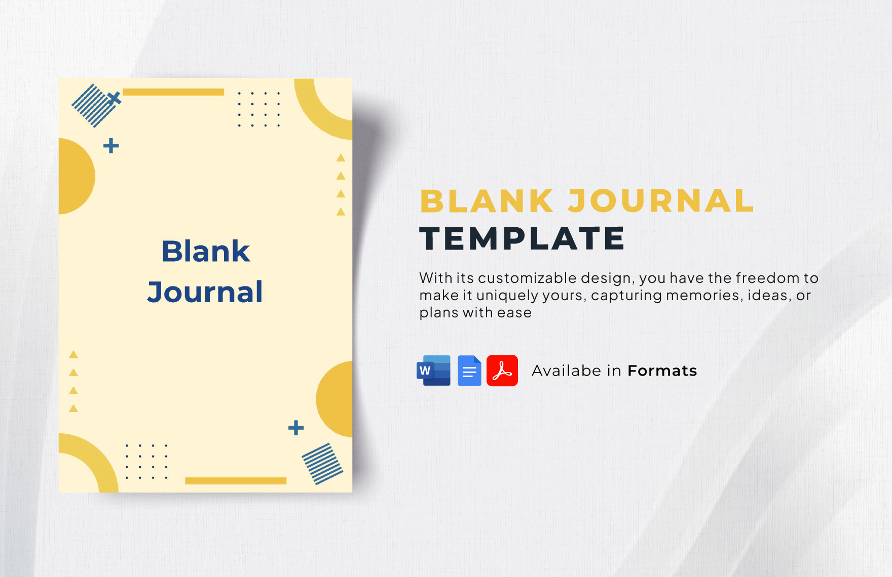 Blank Journal Template