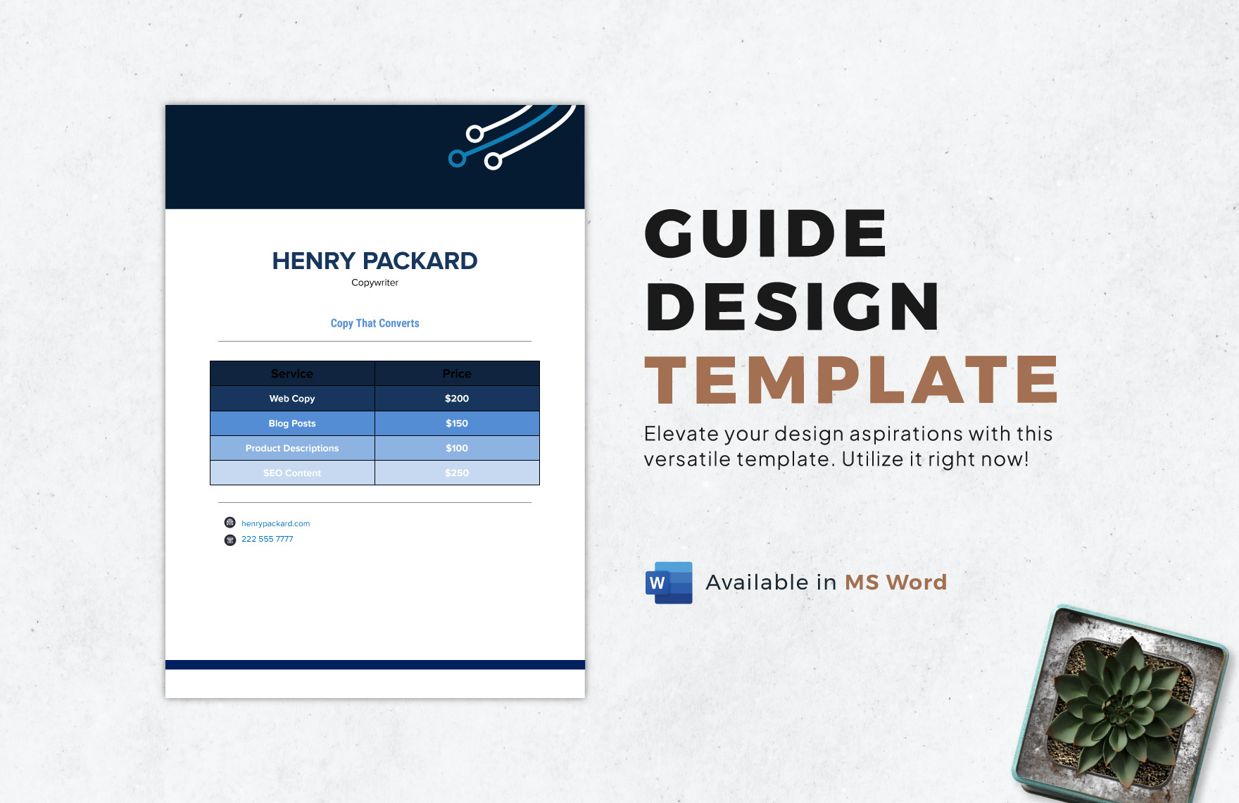 Guide Design Template in Word - Download | Template.net