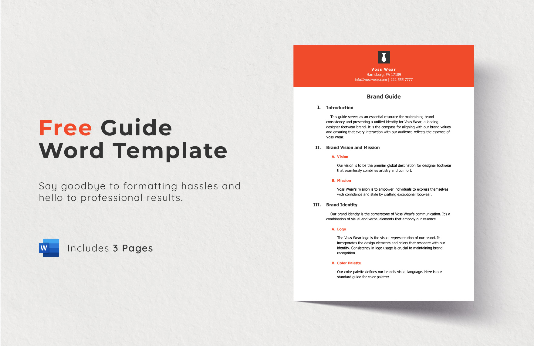 Guide Word Template in Word - Download | Template.net