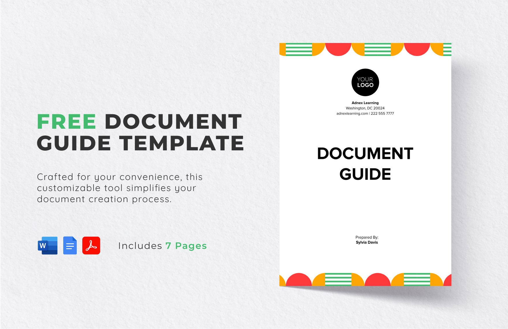 Document Guide Template in PDF, Word, Google Docs - Download | Template.net