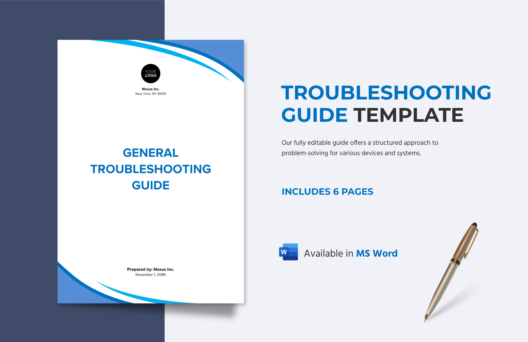 Troubleshooting Guide Template in Word - Download | Template.net