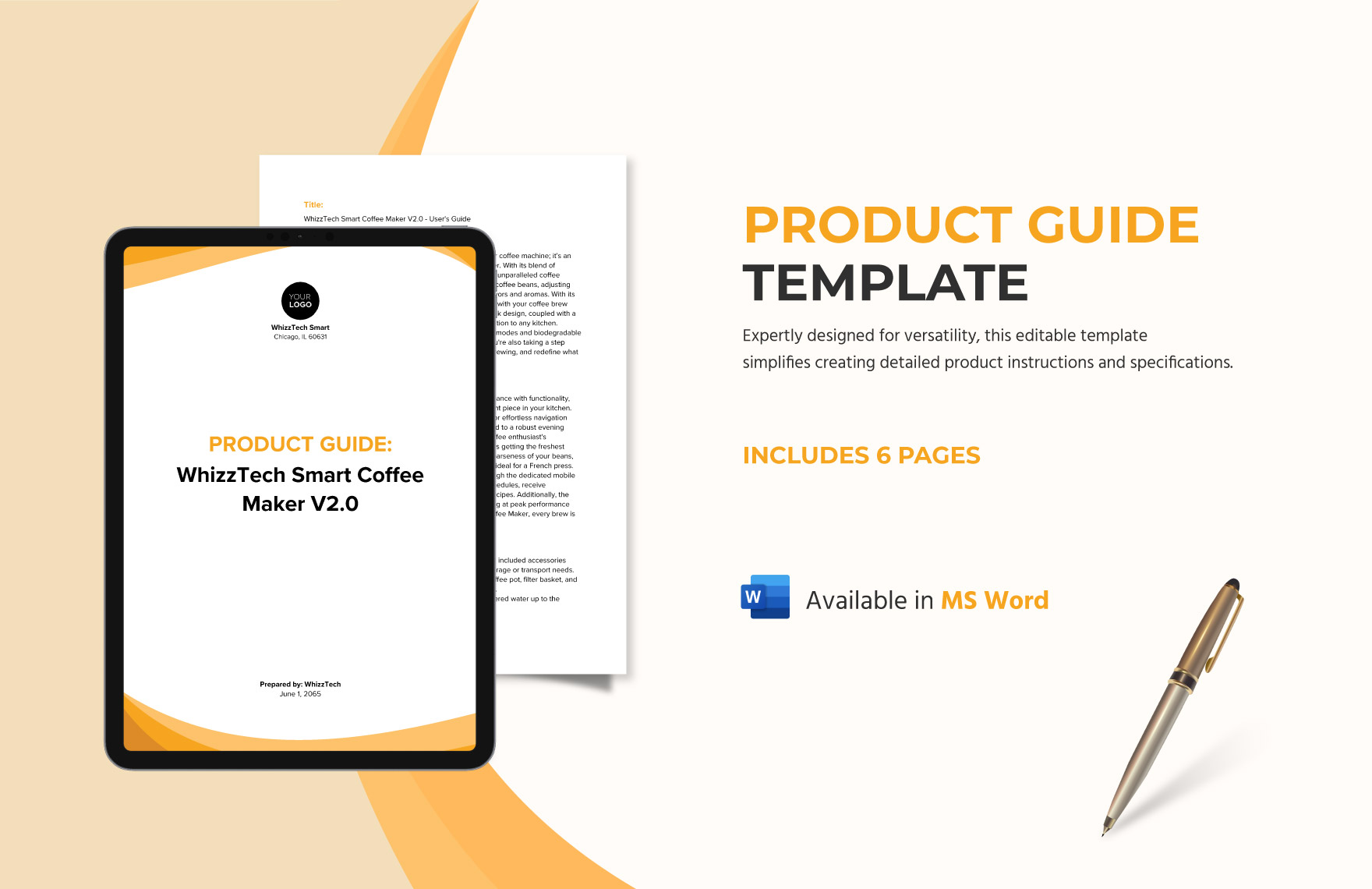 Product Guide Template in Word - Download | Template.net