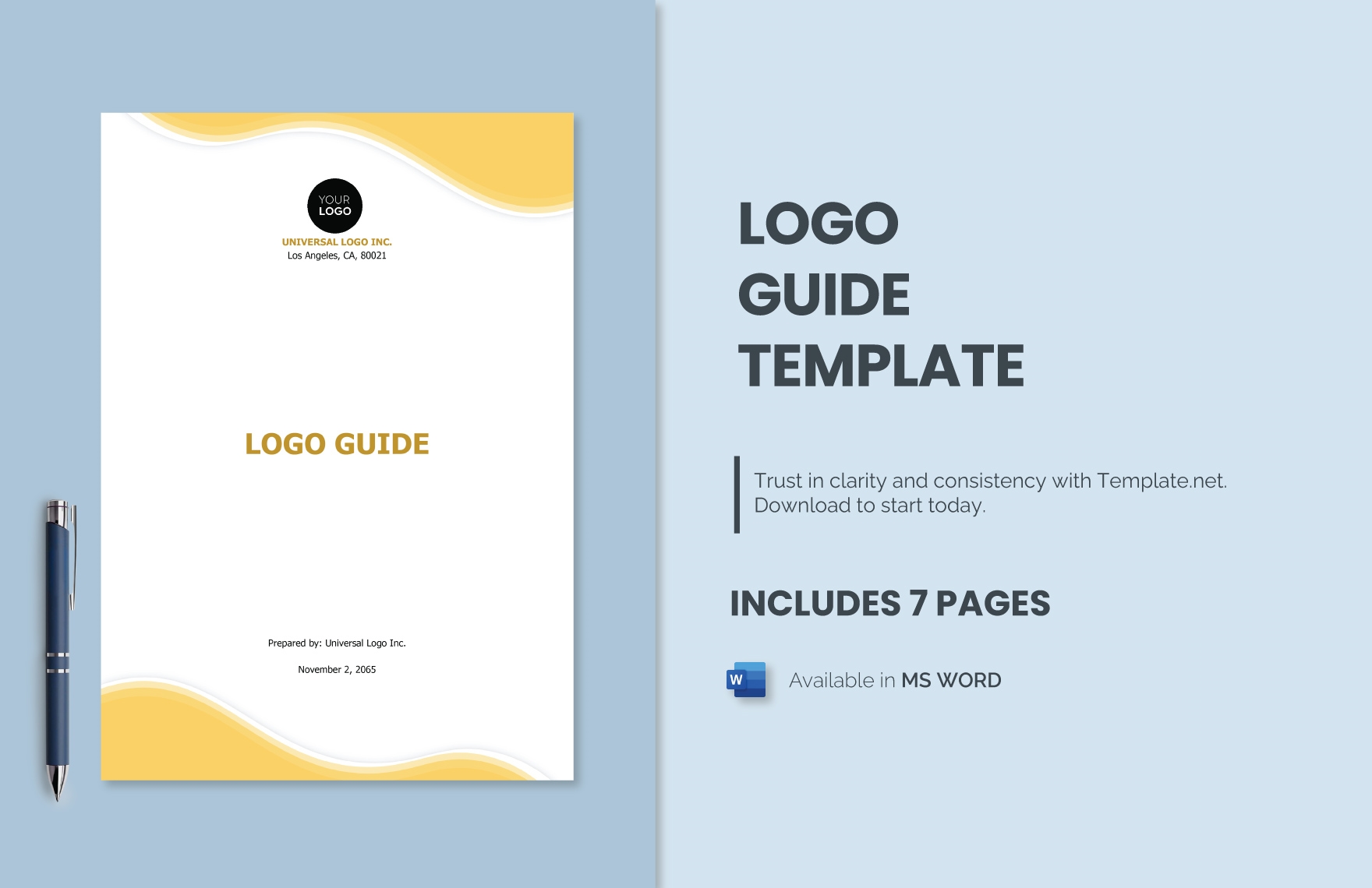 Logo Guide Template in Word - Download | Template.net