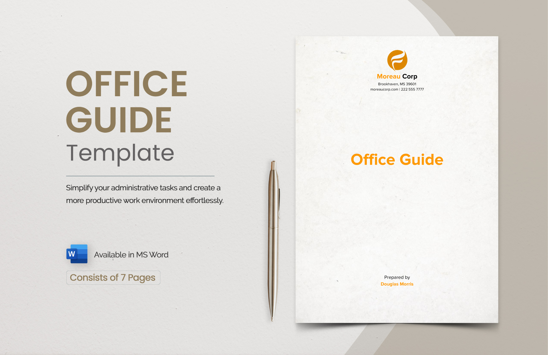 Office Guide Template in Word - Download | Template.net