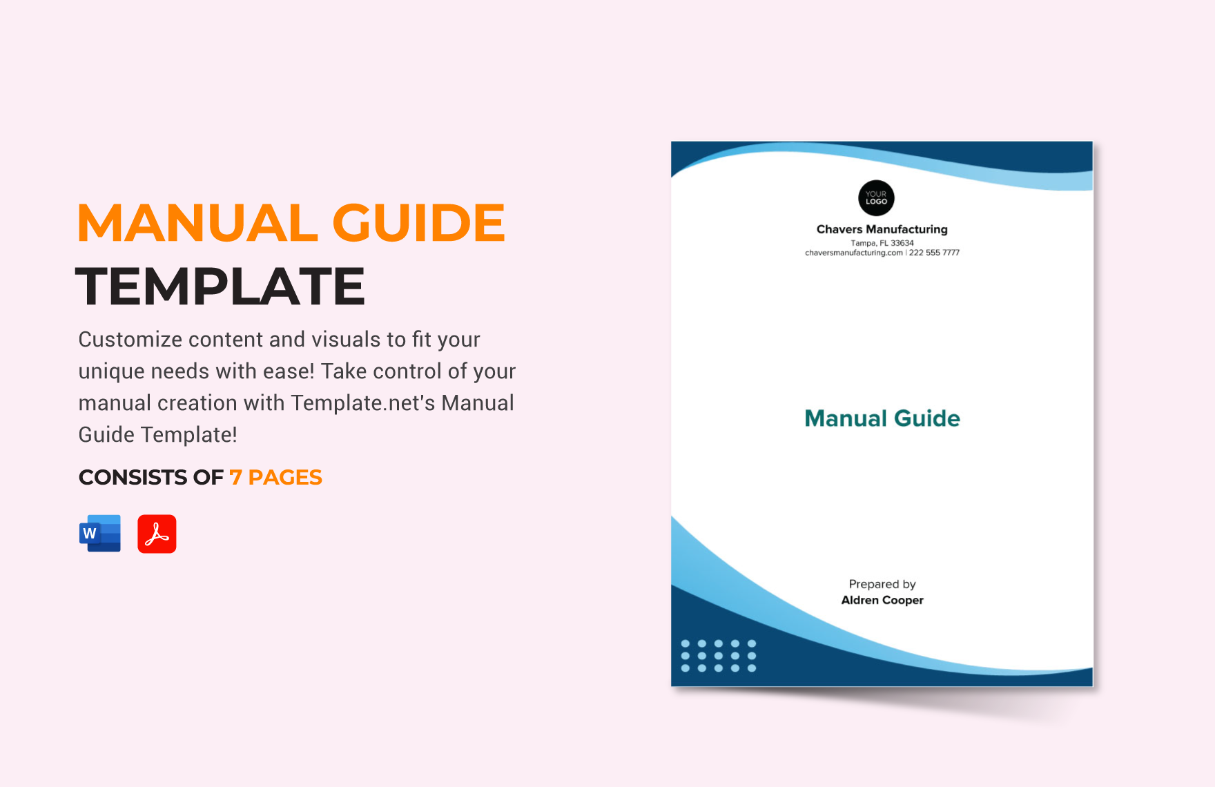 Manual Guide Template in Word, PDF - Download | Template.net