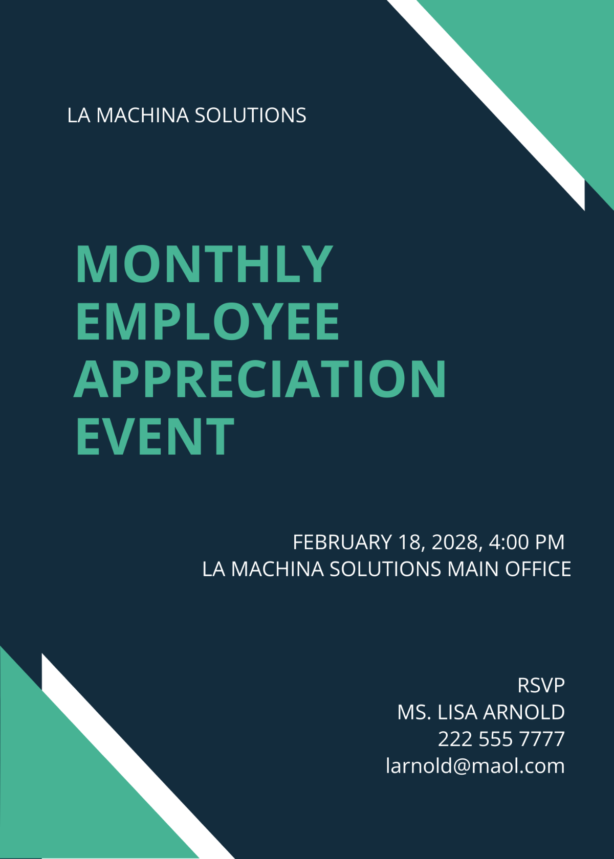 IT Employee Appreciation Invitation Template - Edit Online & Download