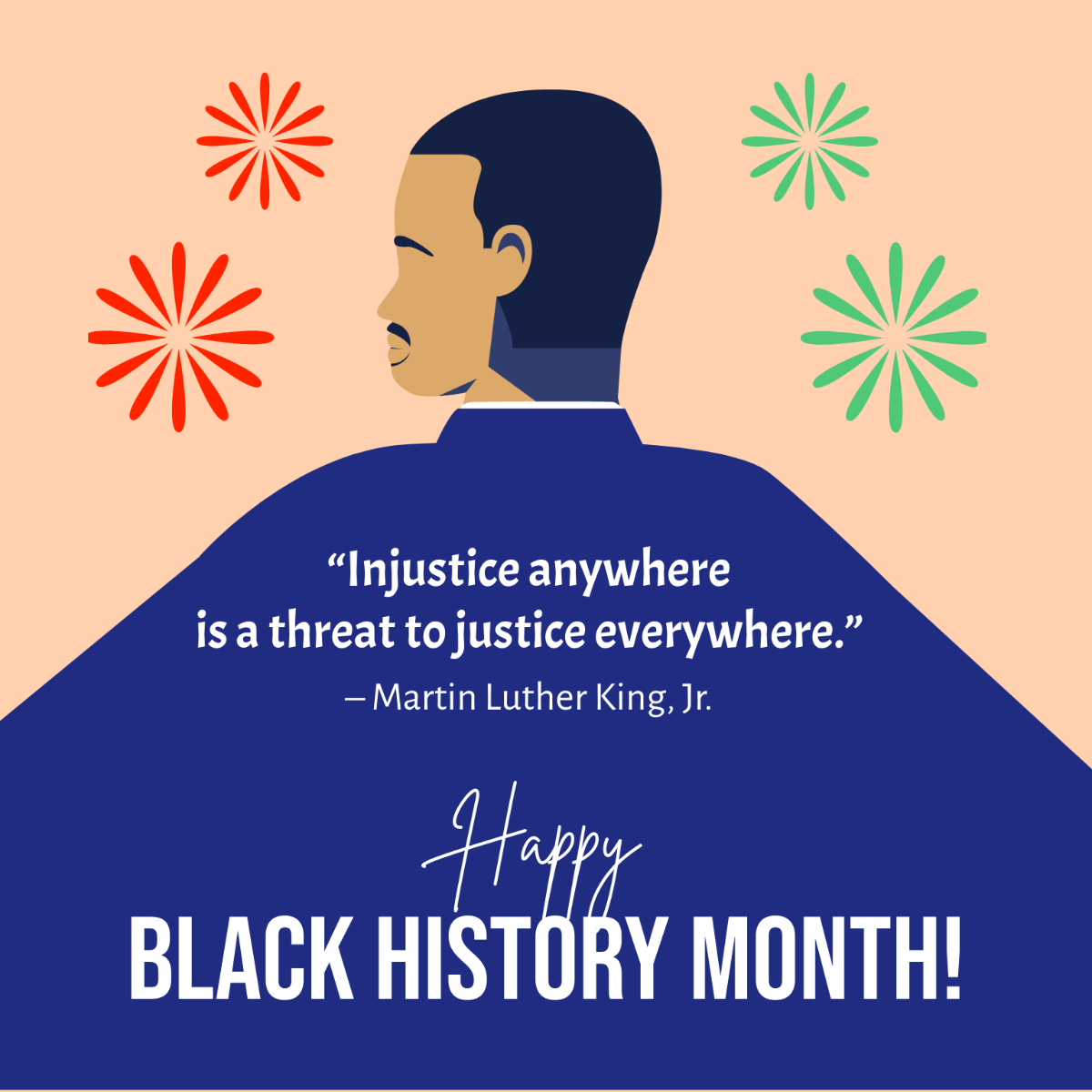 Black History Month Quote Vector Template - Edit Online & Download