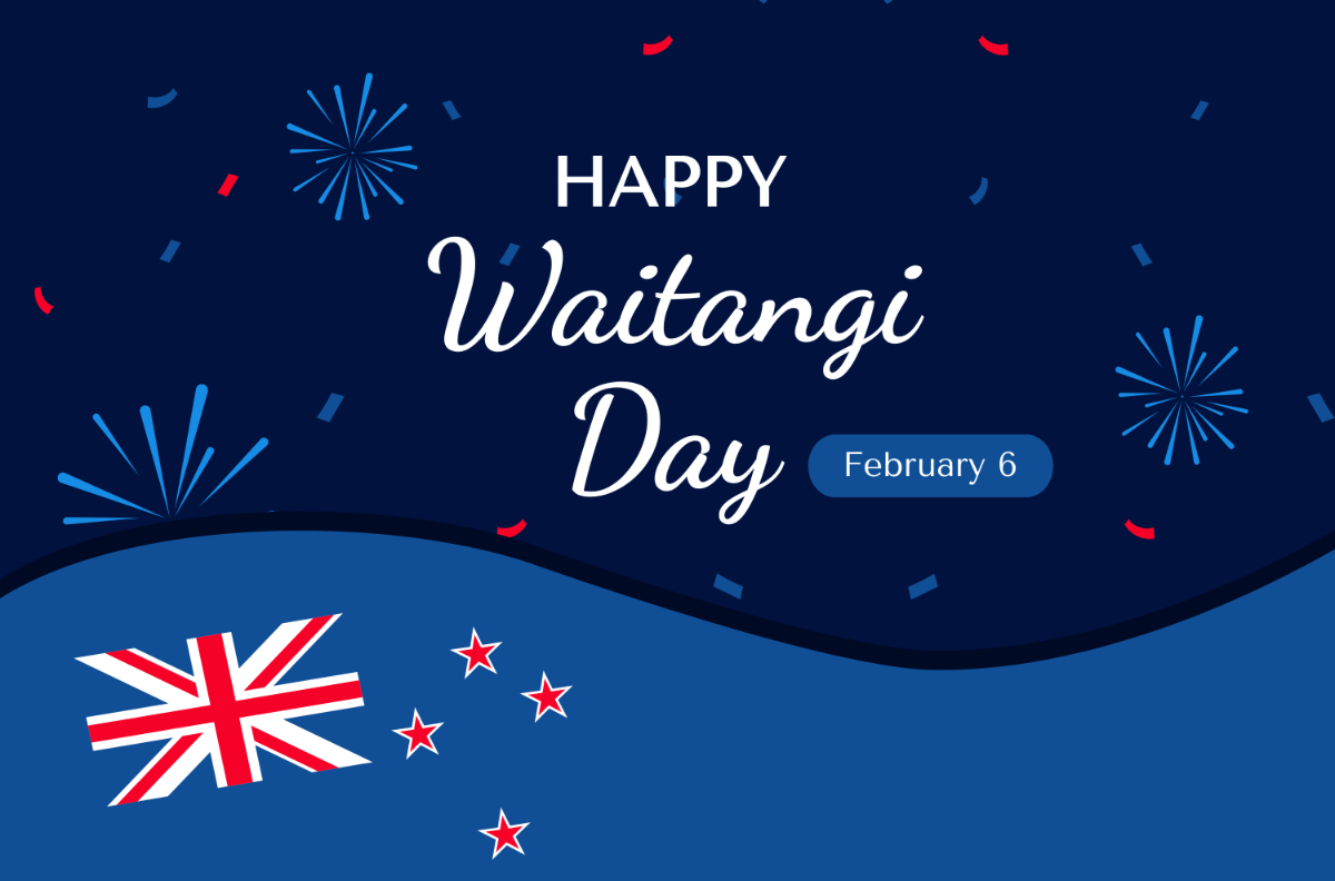 Waitangi Day Banner Template - Edit Online & Download