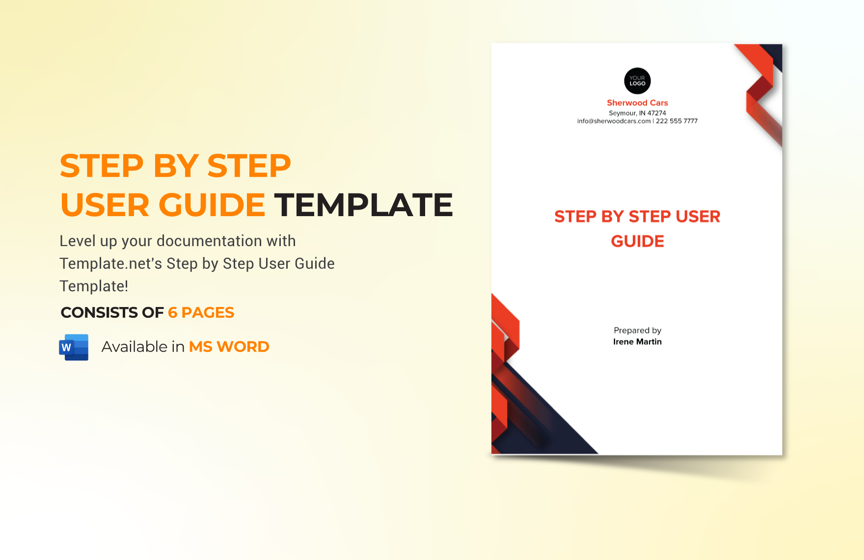 Step by Step User Guide Template in Word - Download | Template.net