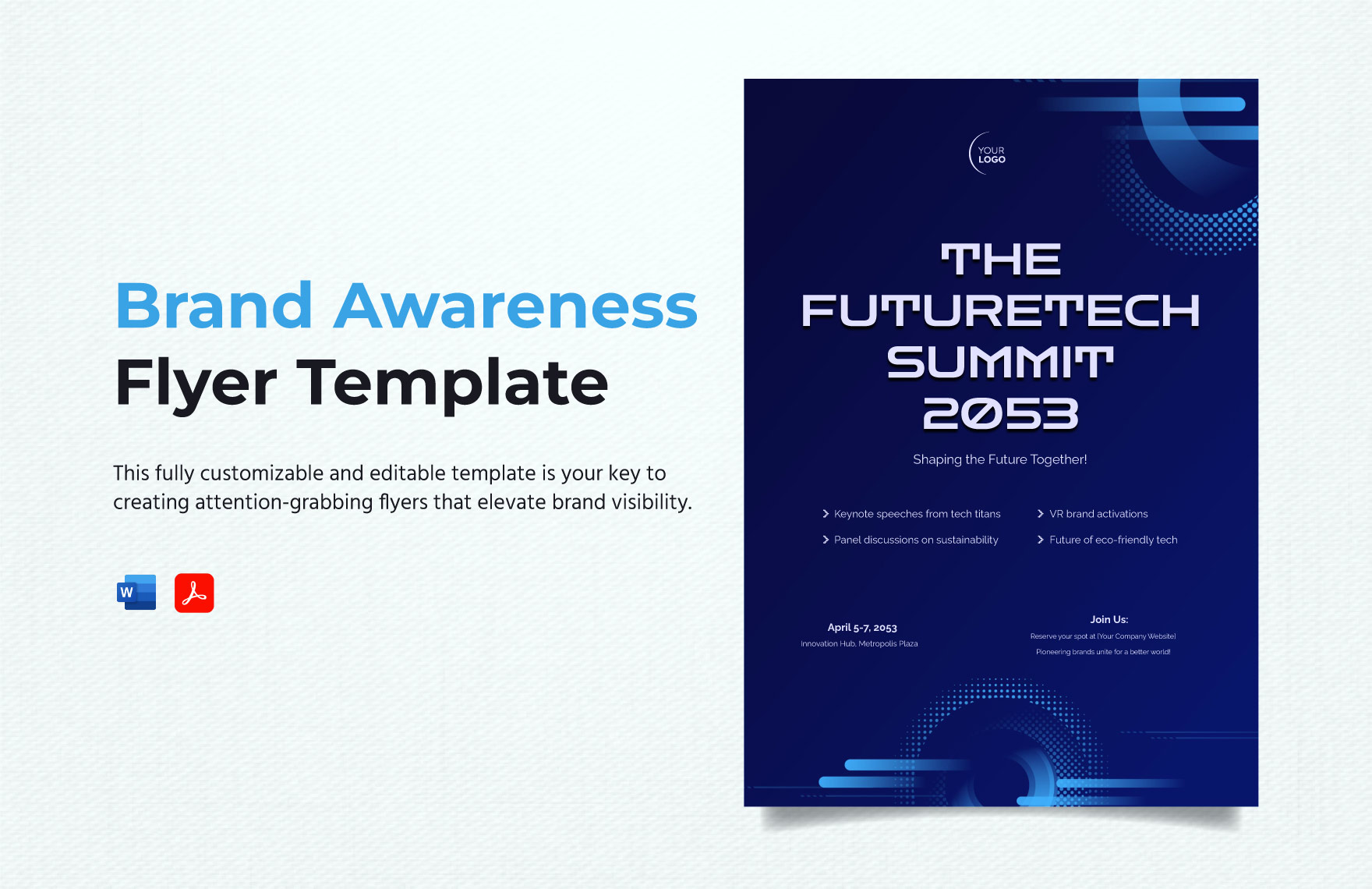 Brand Awareness Flyer Template