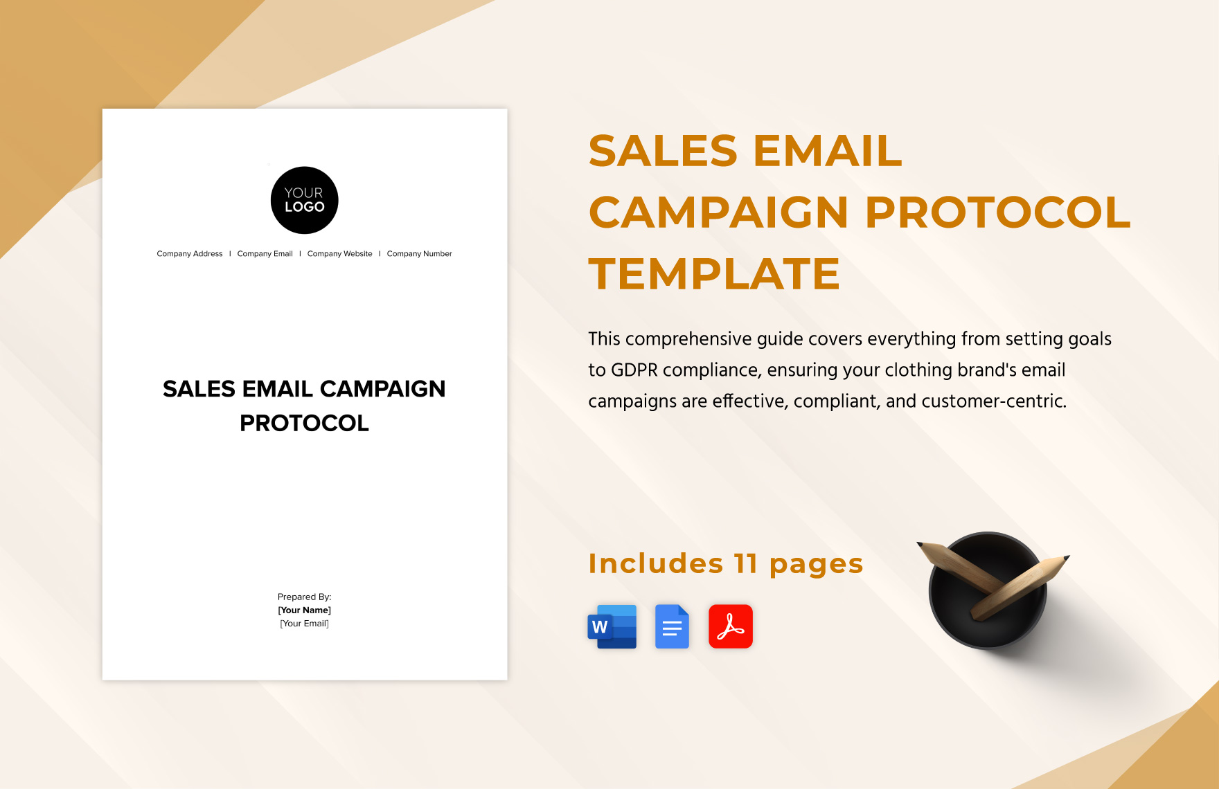 Sales Email Campaign Protocol Template