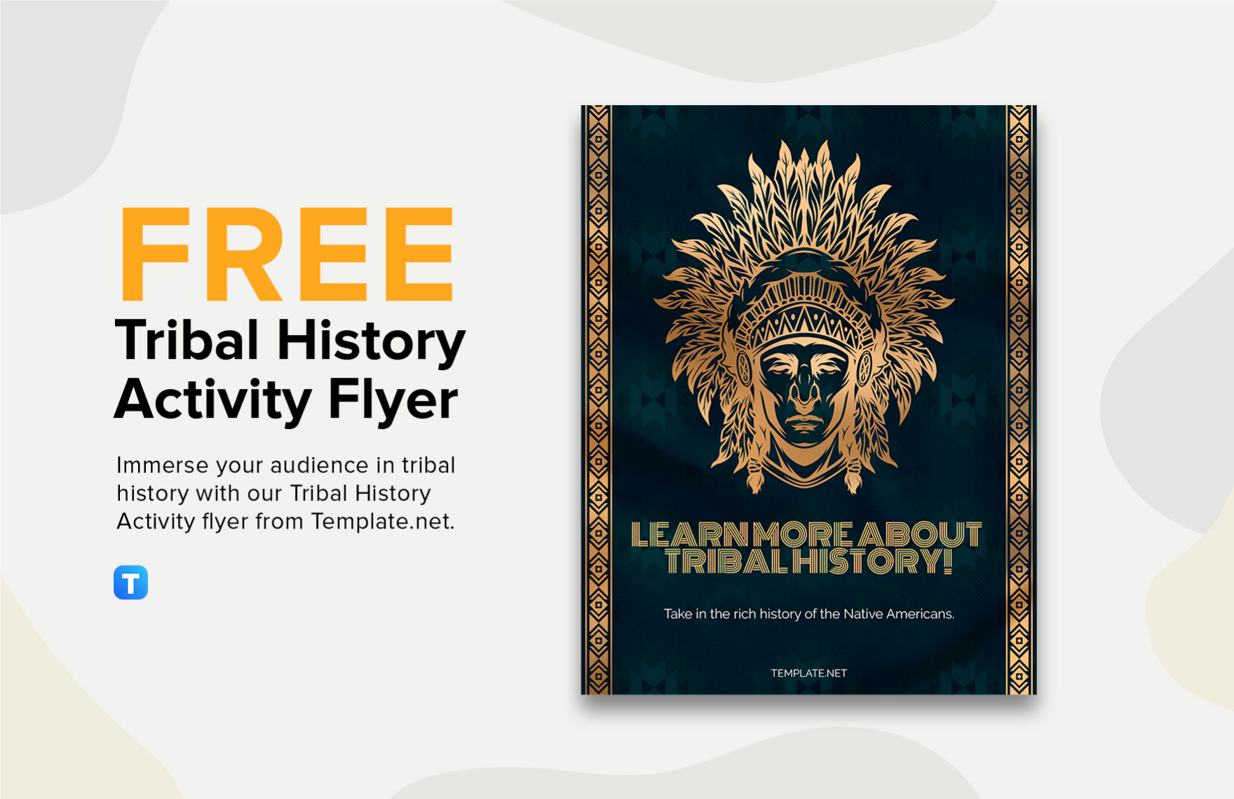 Tribal History Activity Flyer Template - Edit Online & Download