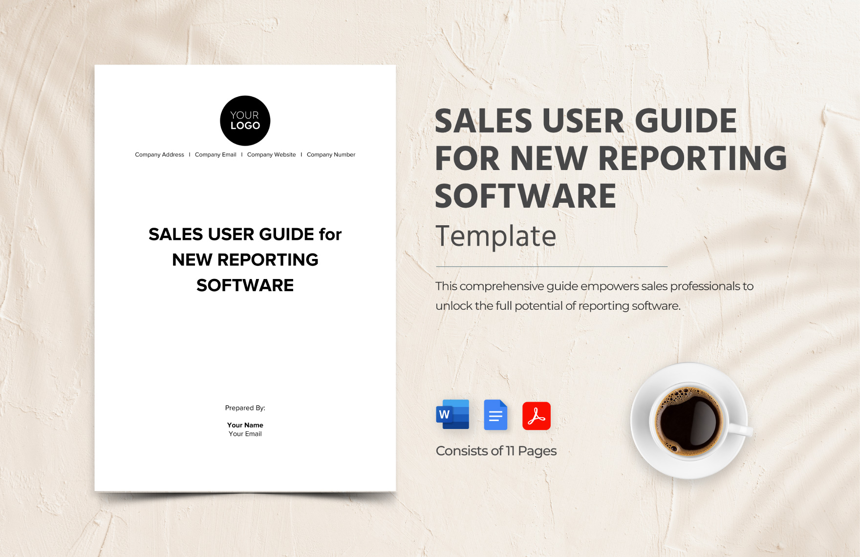 Sales User Guide for New Reporting Software Template