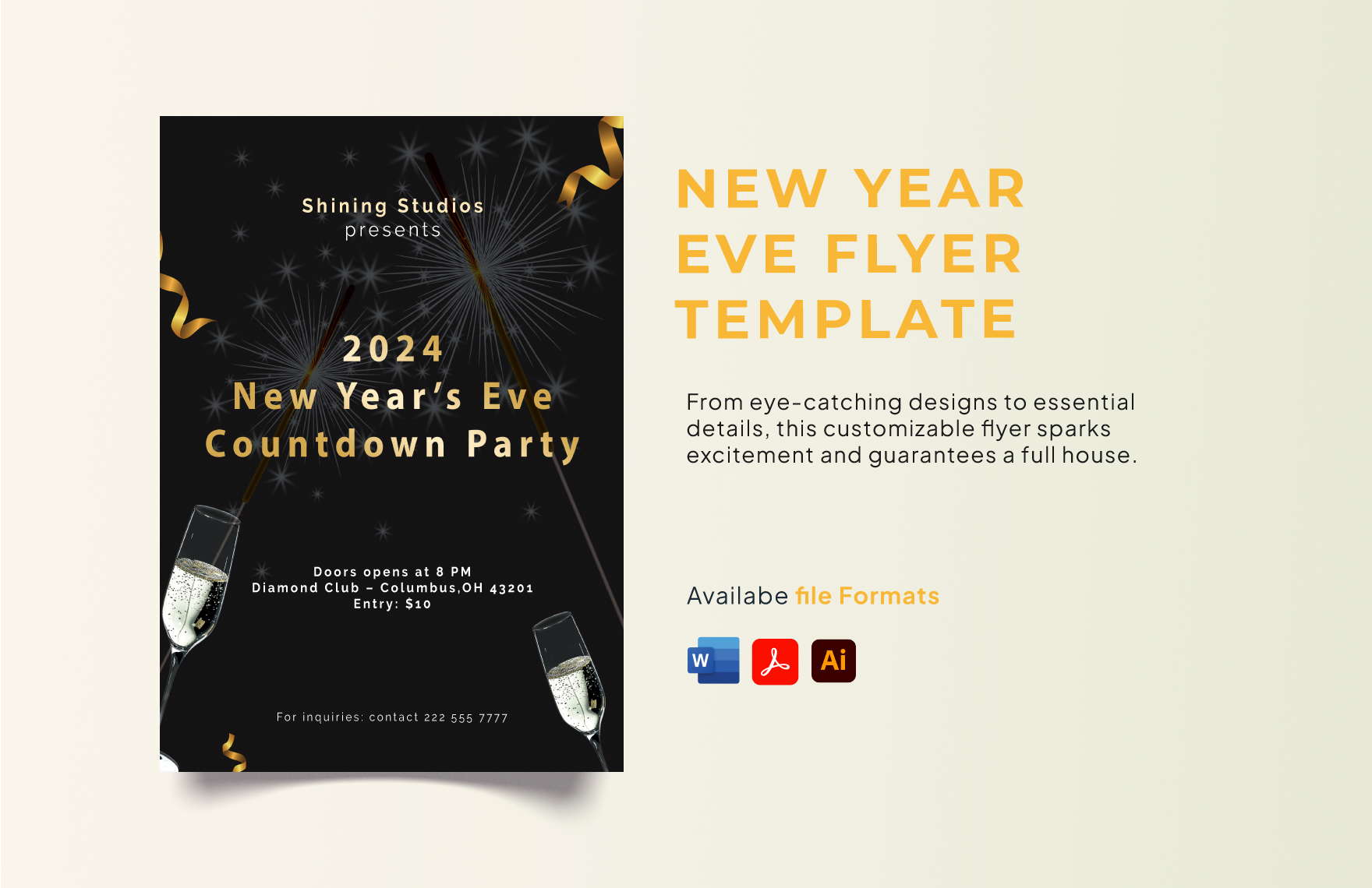 New Year Eve Flyer Template