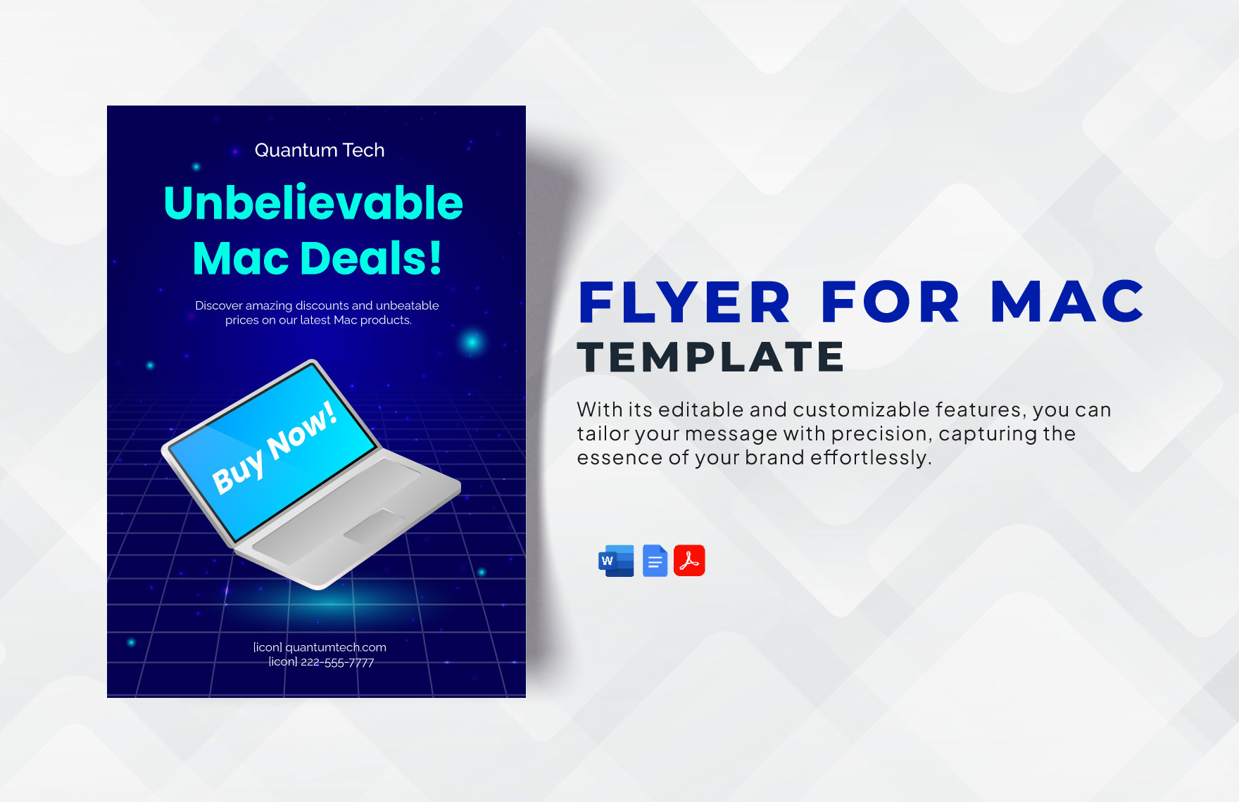 Flyer for Mac Template