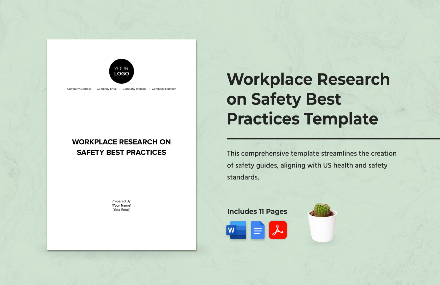 Workplace Research on Safety Best Practices Template