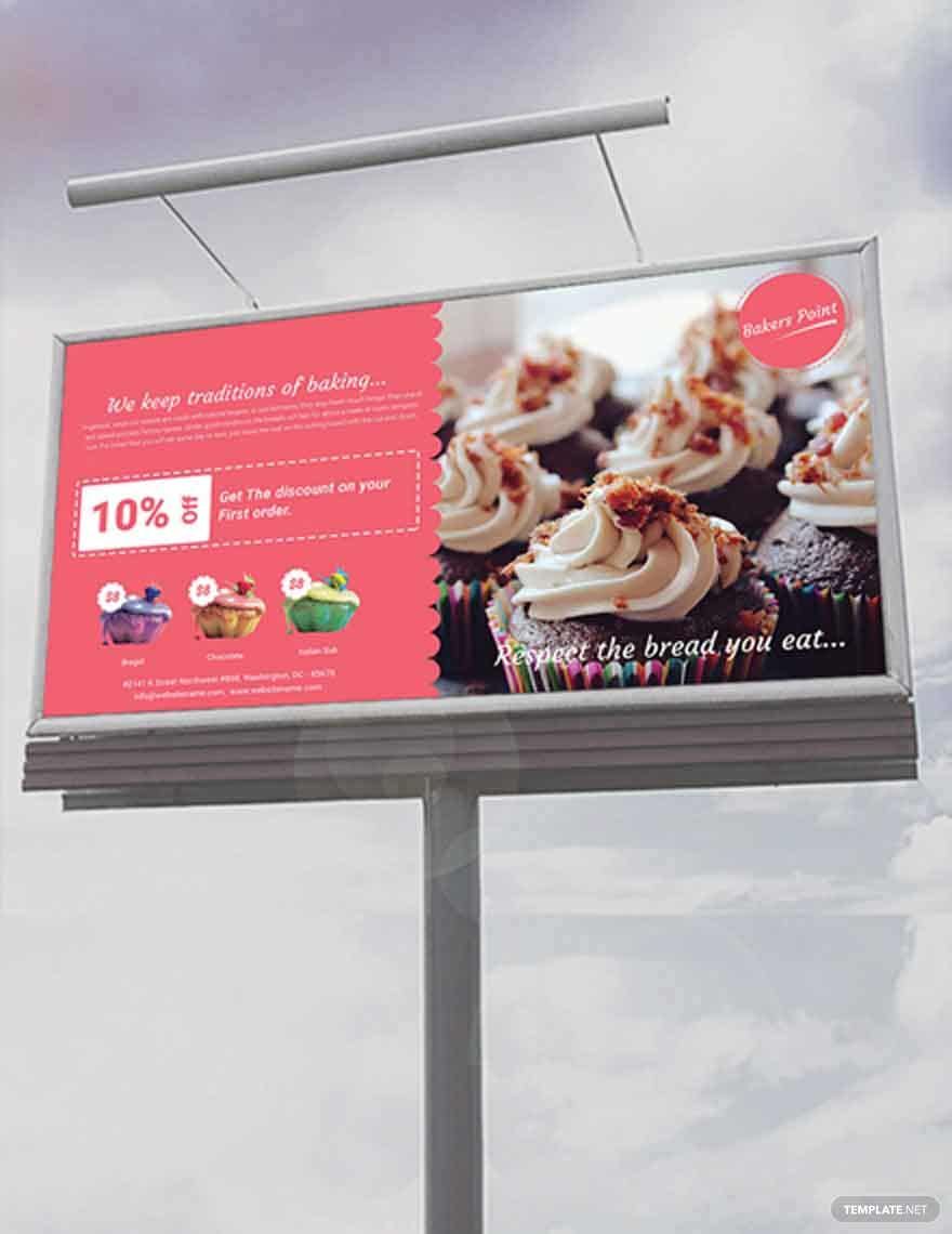 Bakery Billboard Template in PSD, Illustrator - Download | Template.net