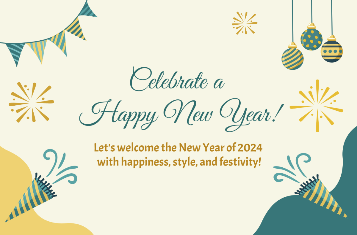 Free Happy New Year Banner Template