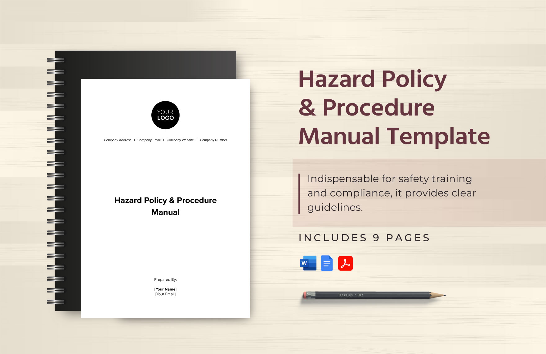 Hazard Policy & Procedure Manual Template