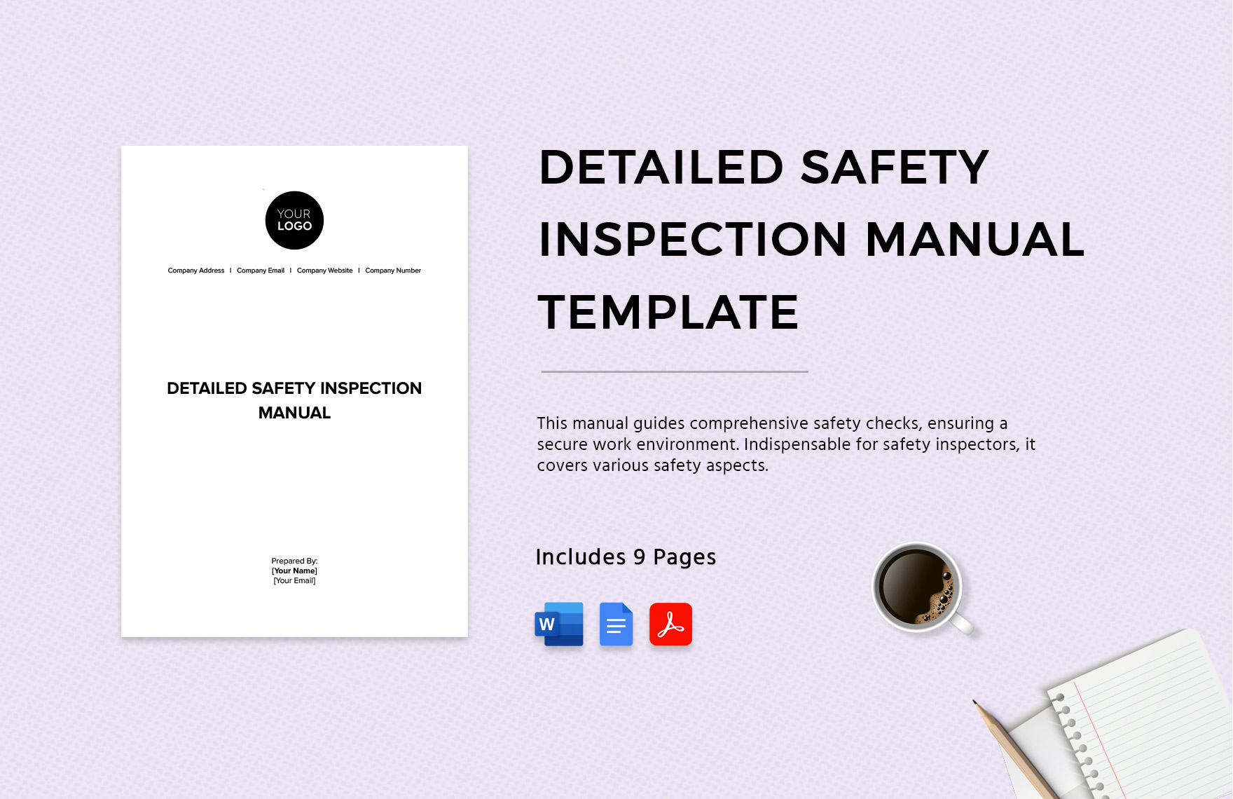 Detailed Safety Inspection Manual Template