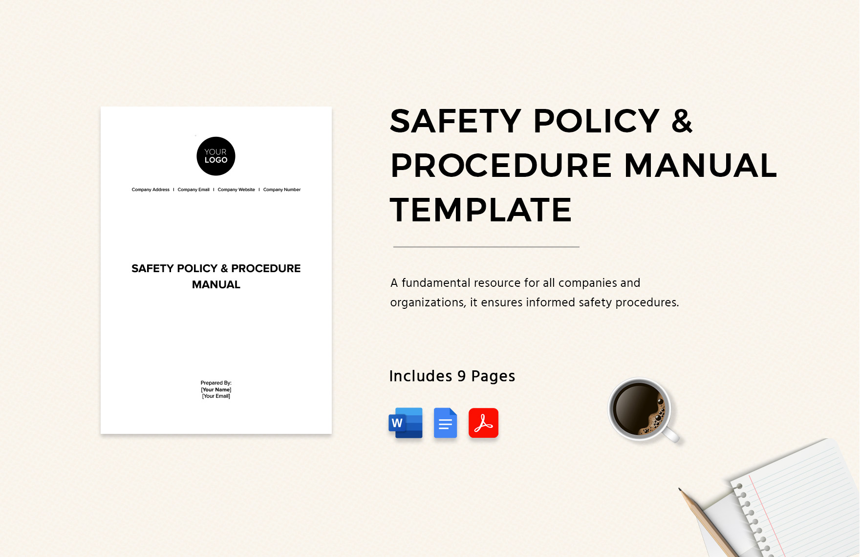 Safety Policy & Procedure Manual Template