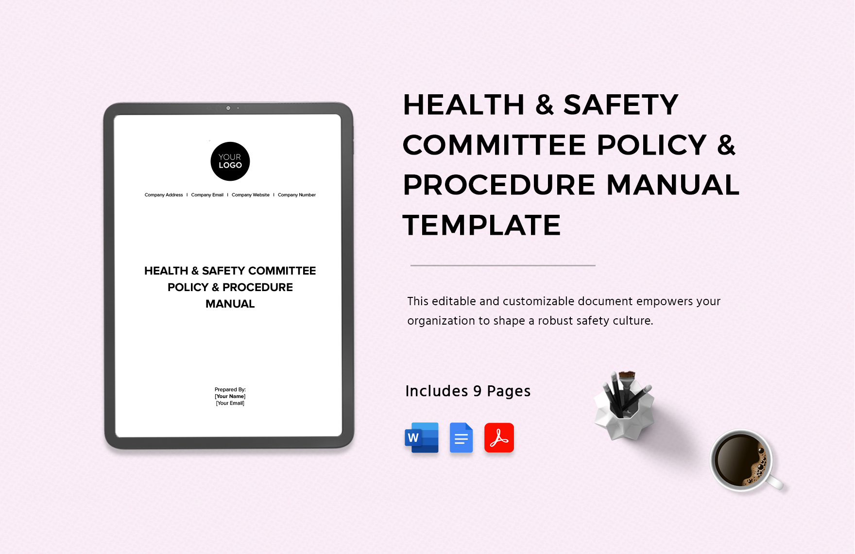 Health & Safety Committee Policy & Procedure Manual Template