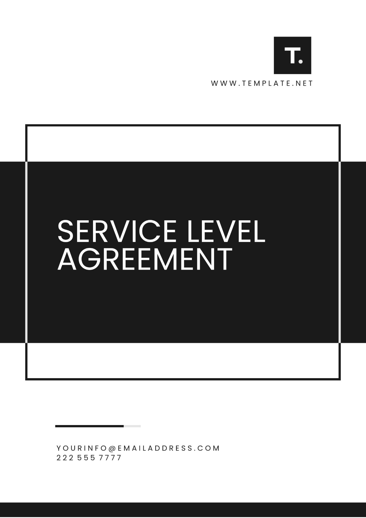 Free Service Level Agreement Template