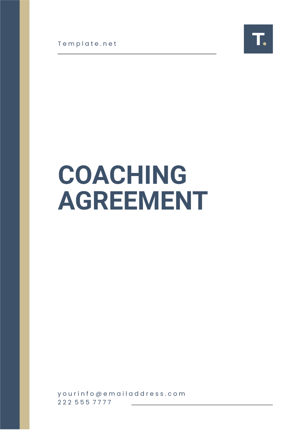 Free Coaching Agreement Outline Template