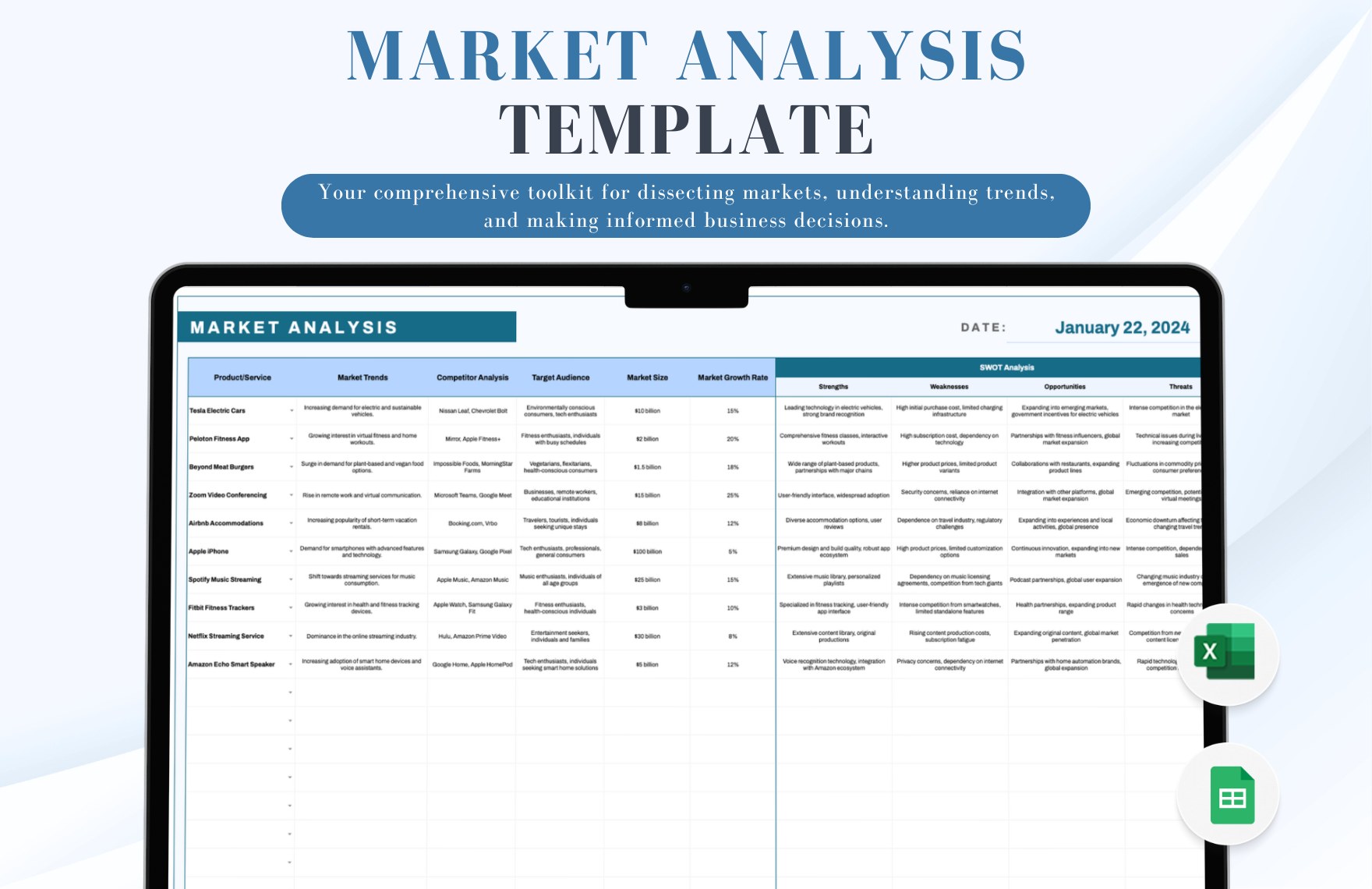 Market Analysis Template