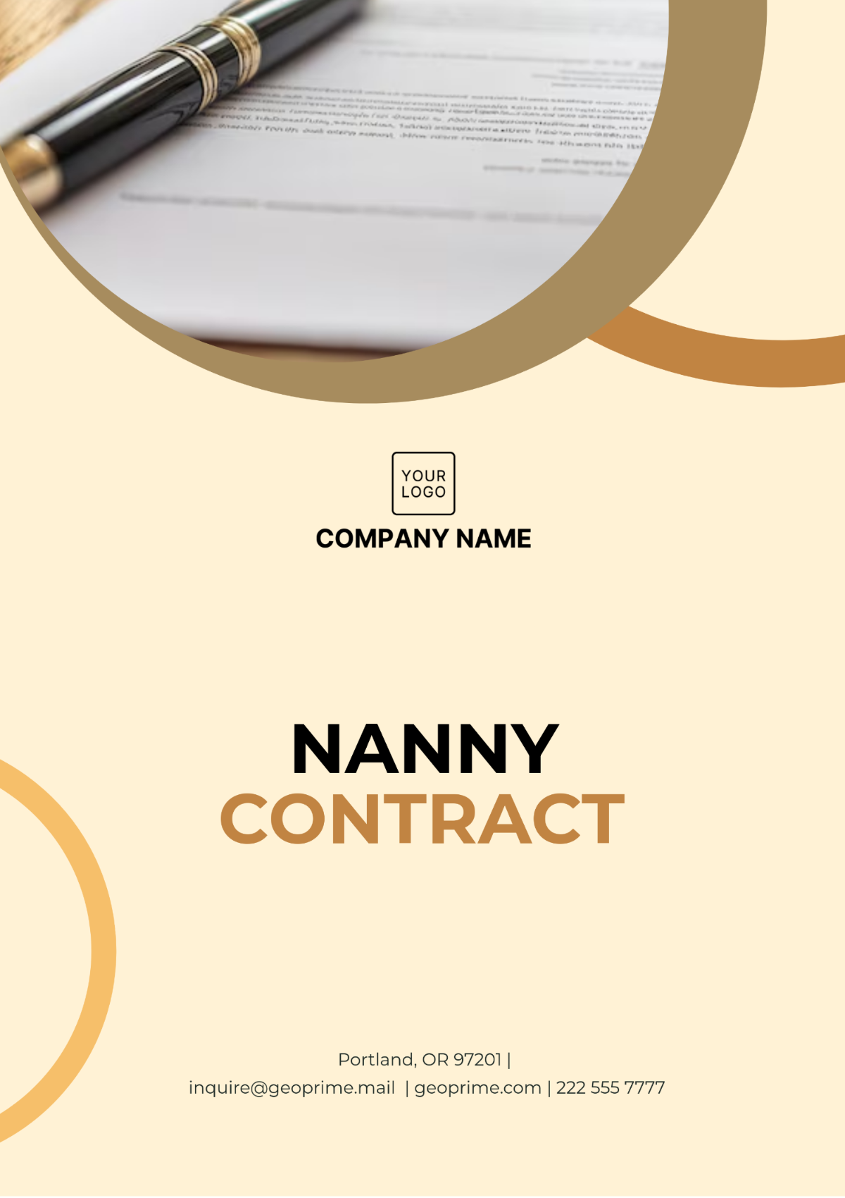 Free Nanny Contract Template