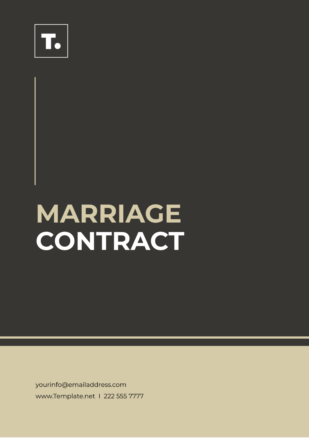 Free Marriage Contract Template