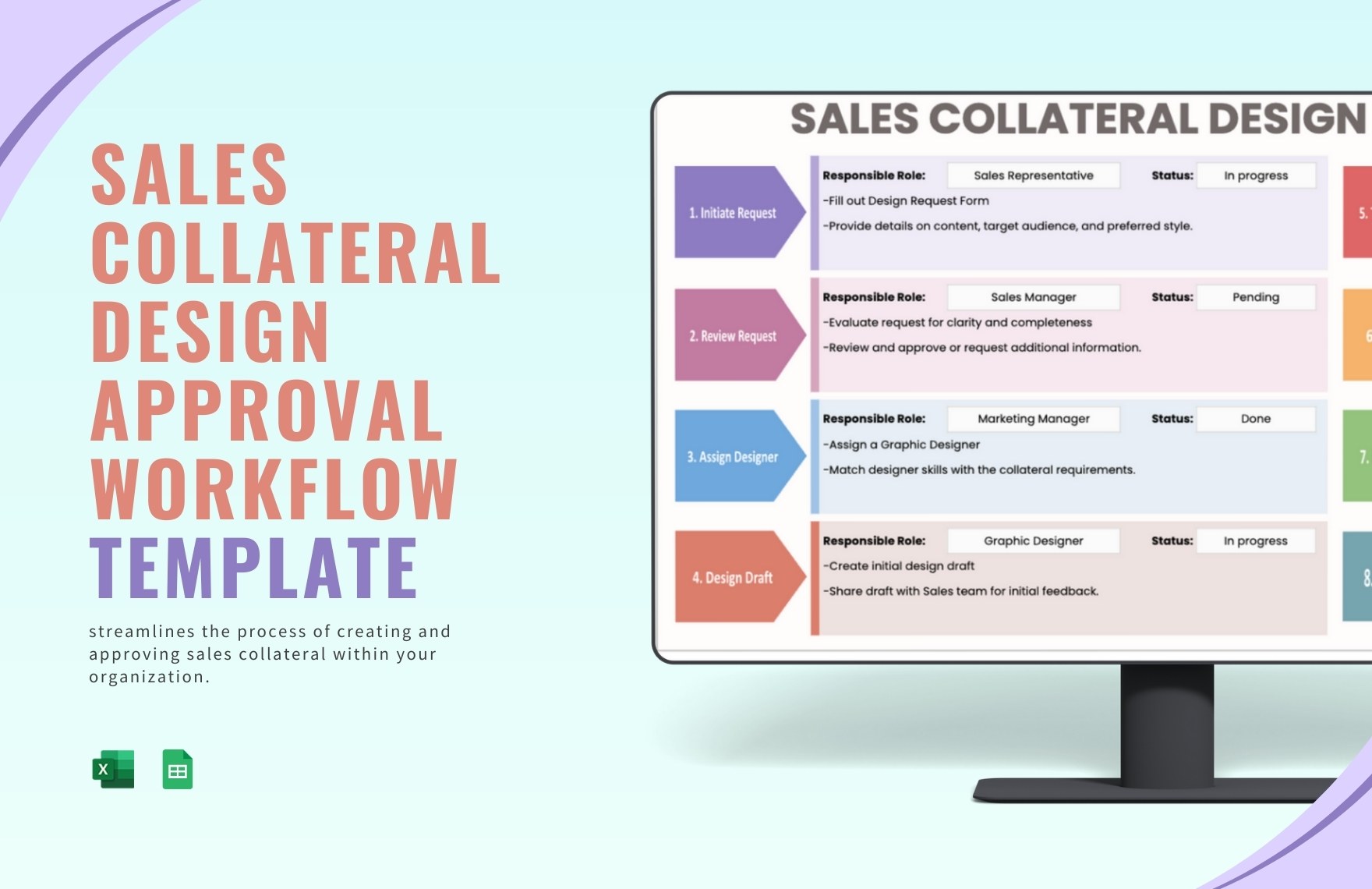 Sales Collateral Design Approval Workflow Template