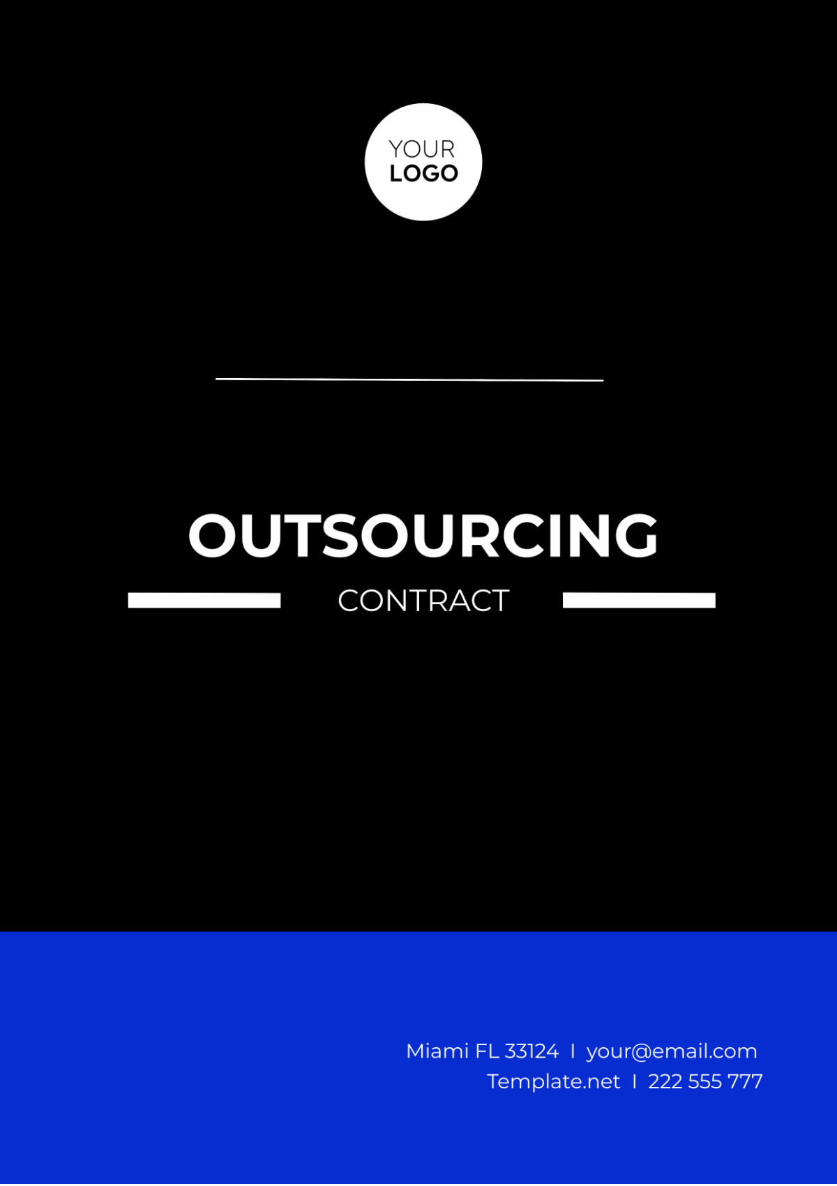 Free Outsourcing Contract Template