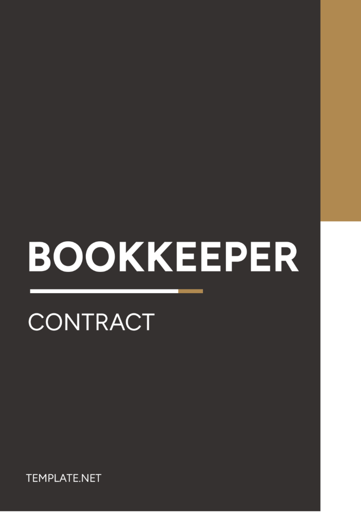 Free Bookkeeper Contract Template