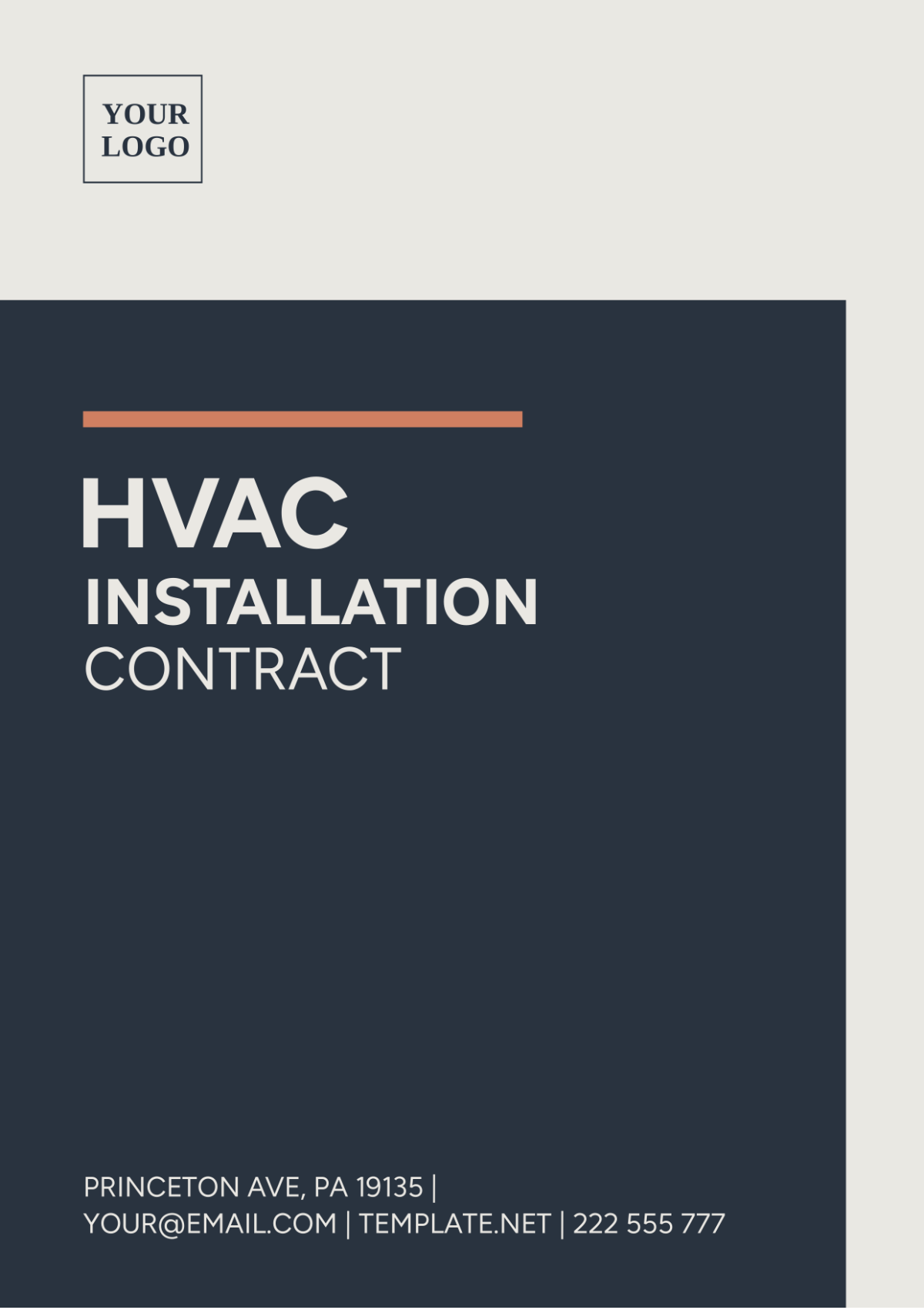 Free HVAC Installation Contract Template