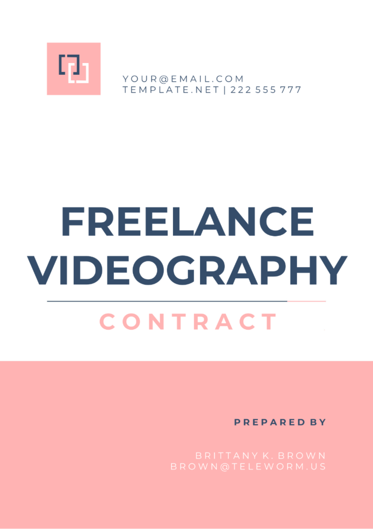 Freelance Videography Contract Template