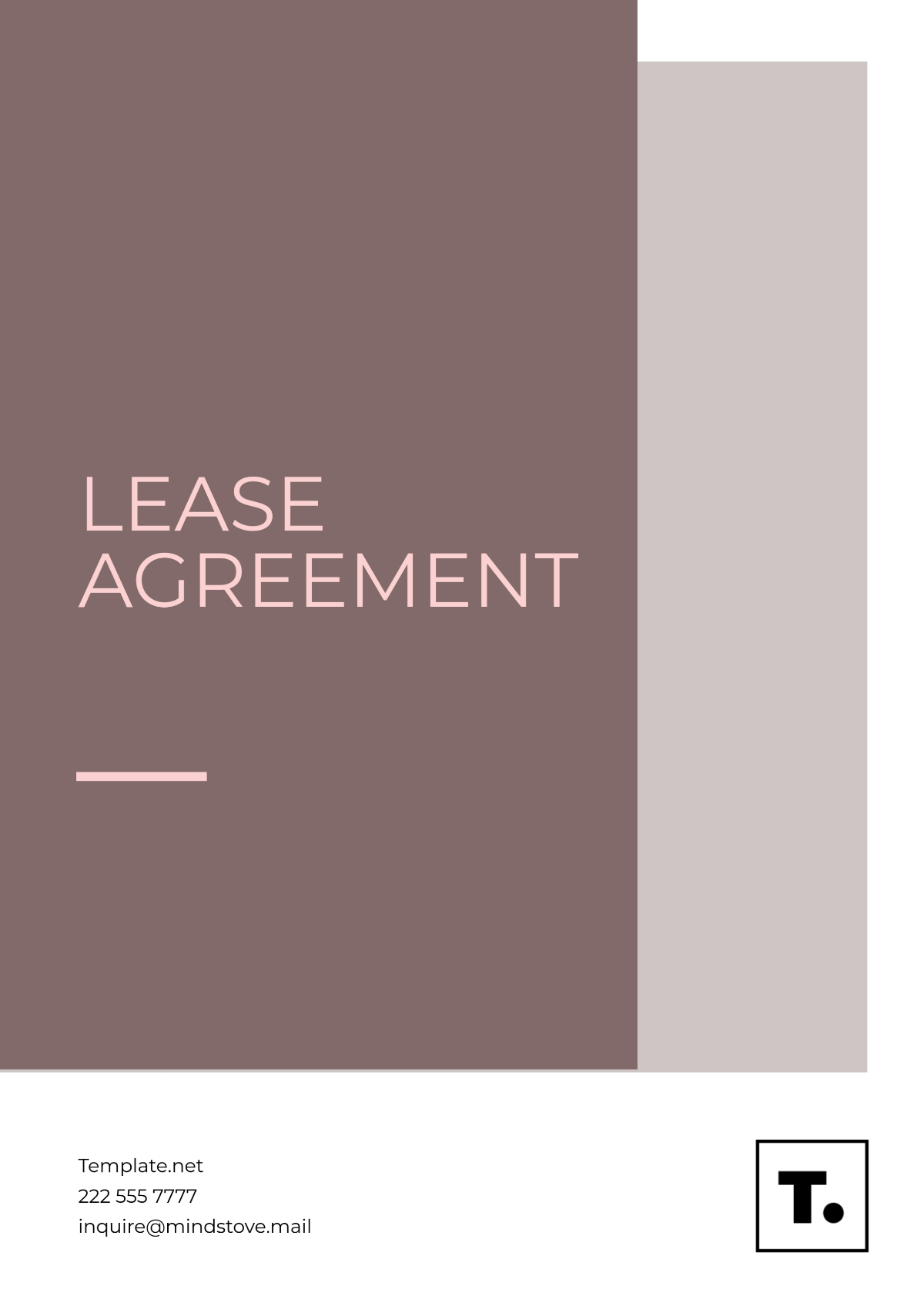 Free Simple Lease Agreement Template