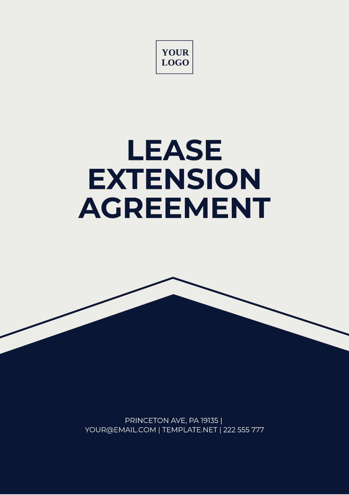 Free Lease Extension Agreement Template