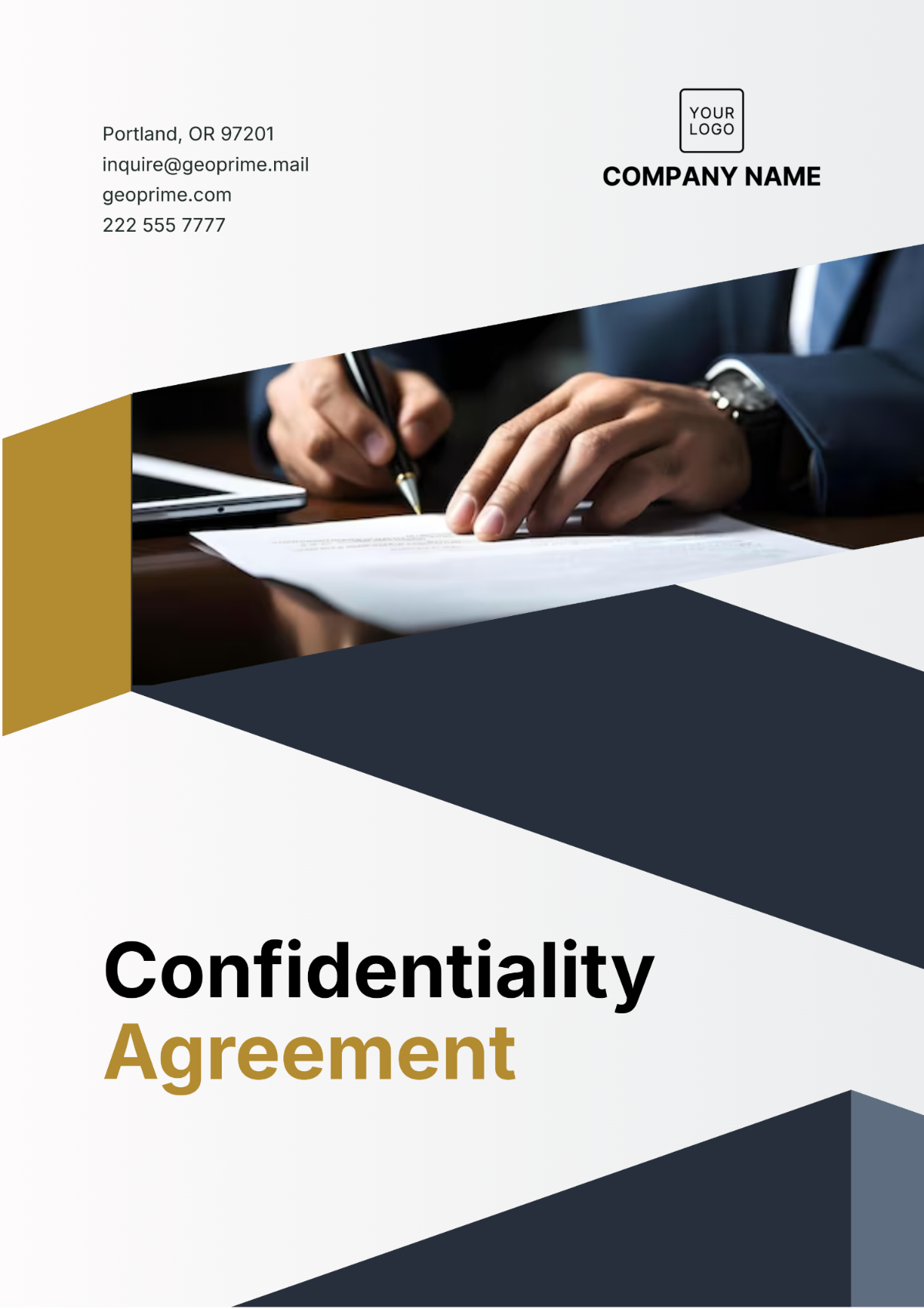 Free Confidentiality Agreement Template