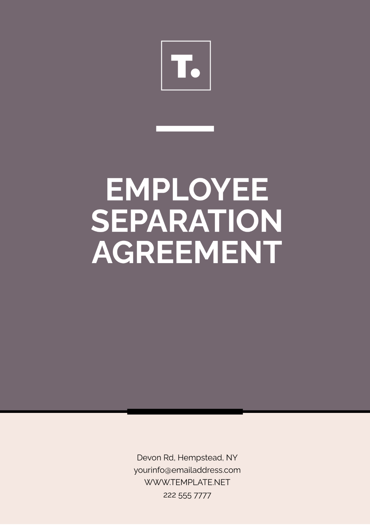 Free Employee Separation Agreement Template