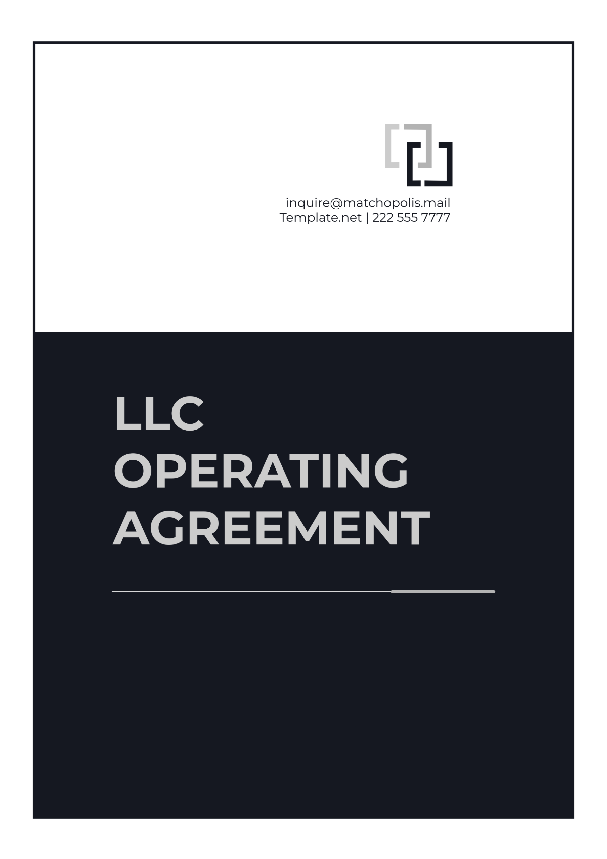 Free LLC Operating Agreement Template