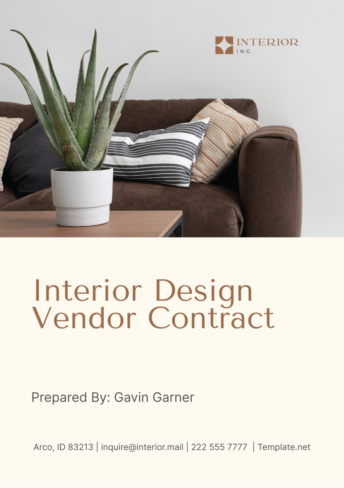 Free Interior Design Vendor Contract Template