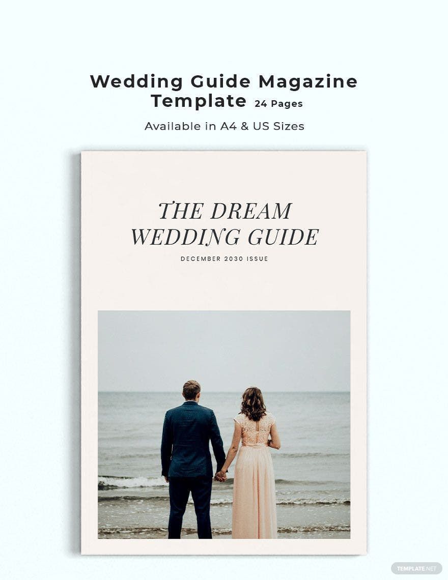 Wedding Guide Magazine Template in InDesign, Word, Publisher, Pages - Download | Template.net